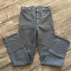 Wahmaker Vintage Conductor Style Pants stripes 31